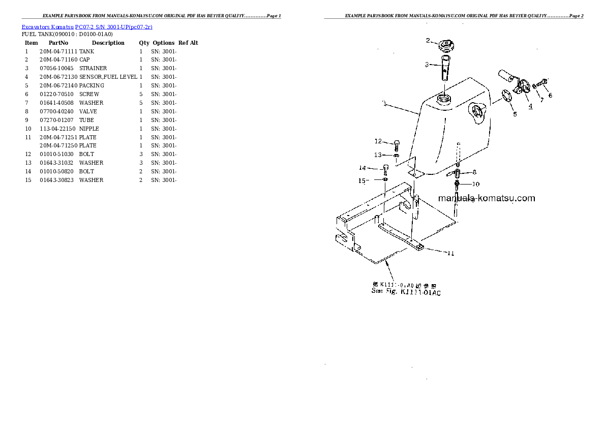Protected: PC07-2 S/N 3001-UP Partsbook