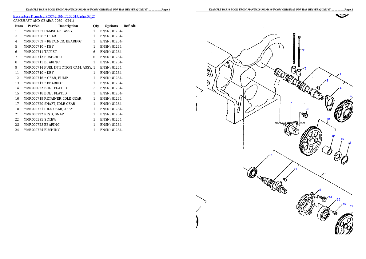 Protected: PC07-2 S/N F10001-Up Partsbook