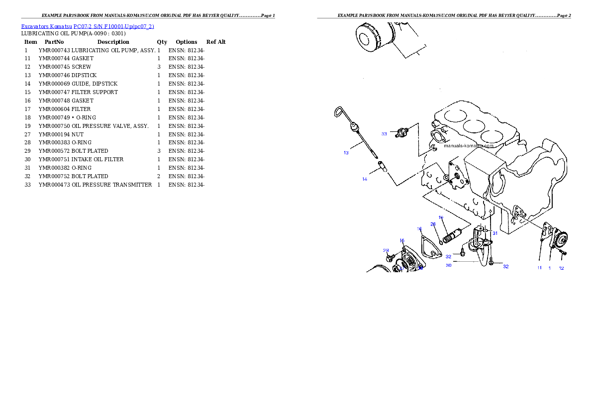 Protected: PC07-2 S/N F10001-Up Partsbook