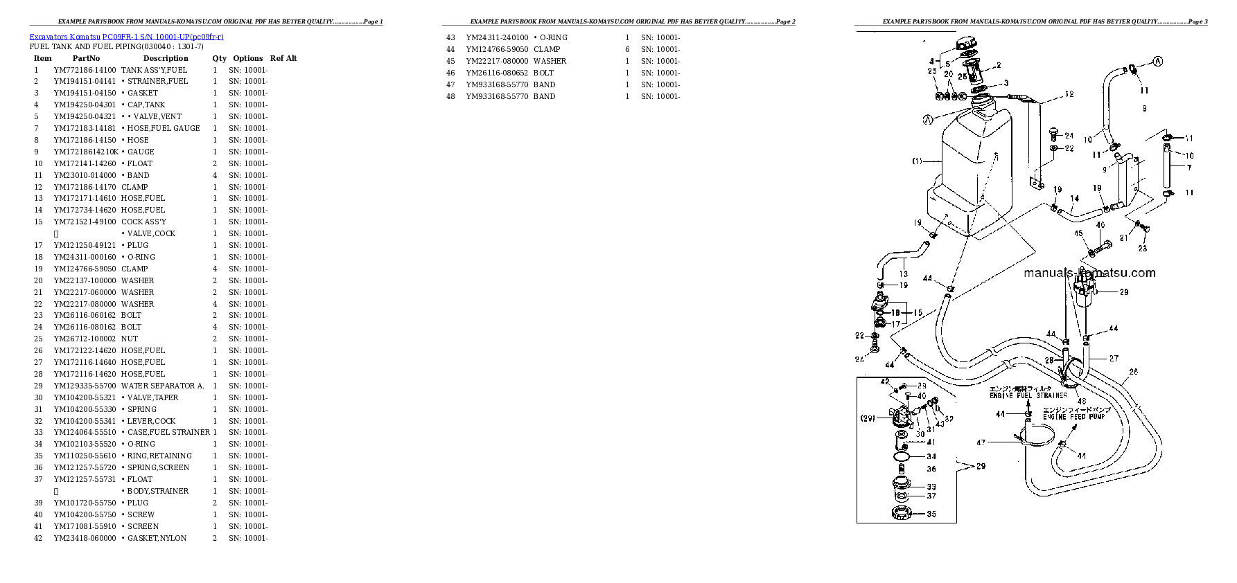 Protected: PC09FR-1 S/N 10001-UP Partsbook