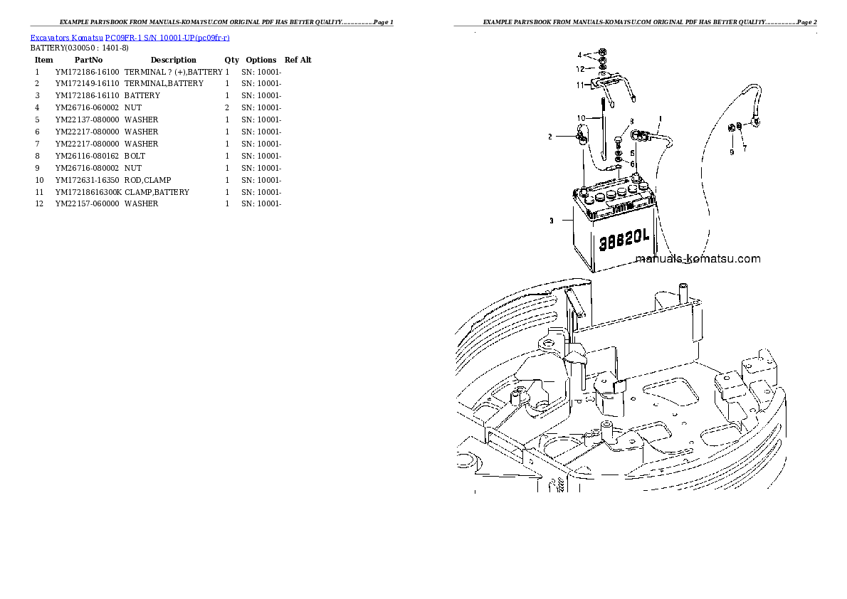 Protected: PC09FR-1 S/N 10001-UP Partsbook