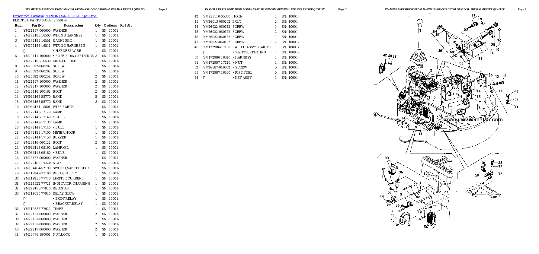 Protected: PC09FR-1 S/N 10001-UP Partsbook
