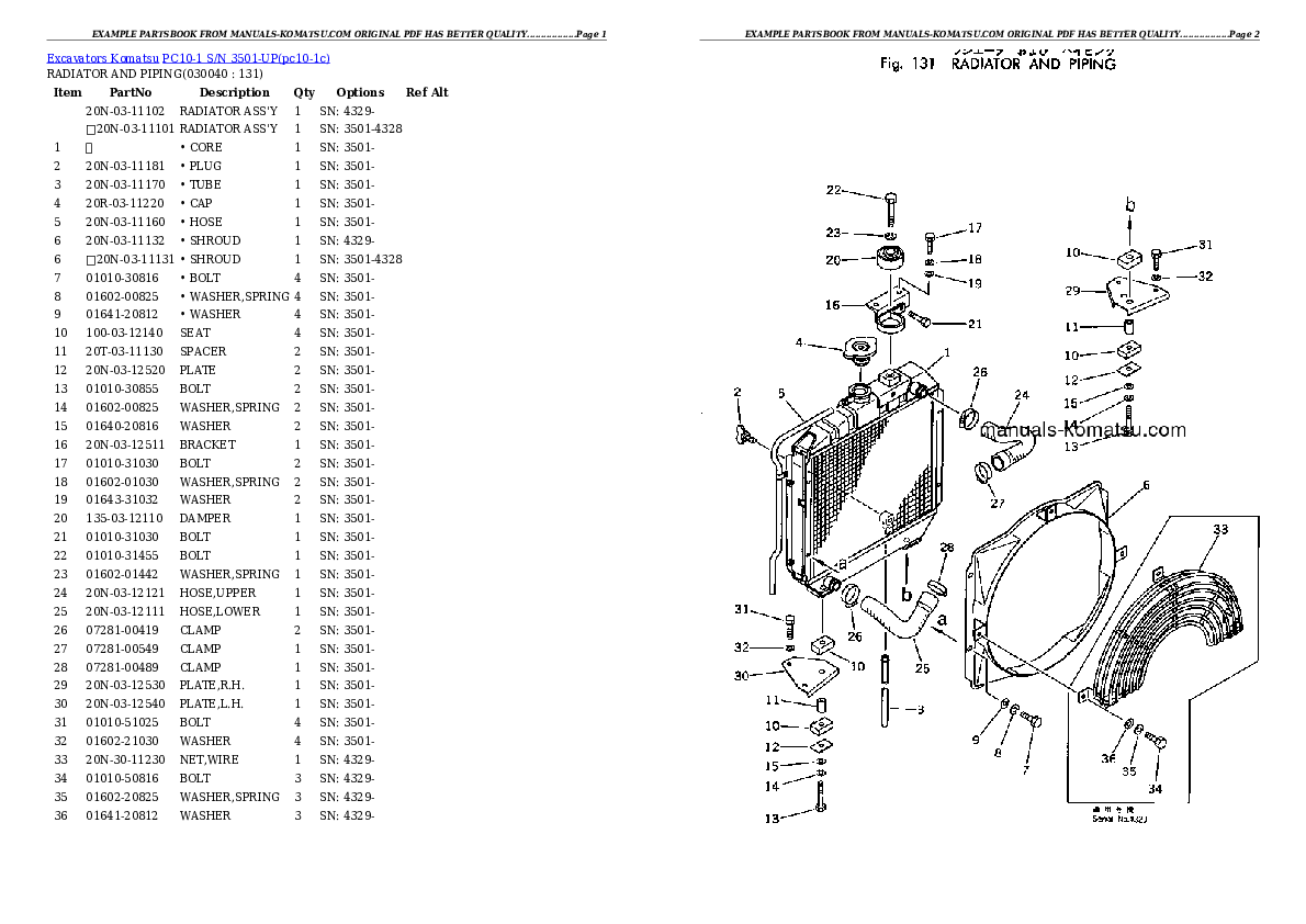 Protected: PC10-1 S/N 3501-UP Partsbook