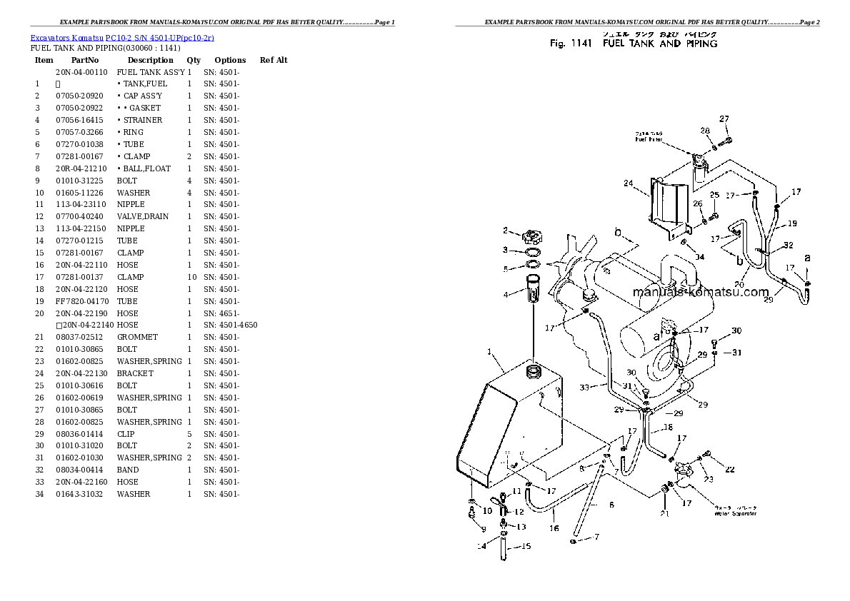 Protected: PC10-2 S/N 4501-UP Partsbook