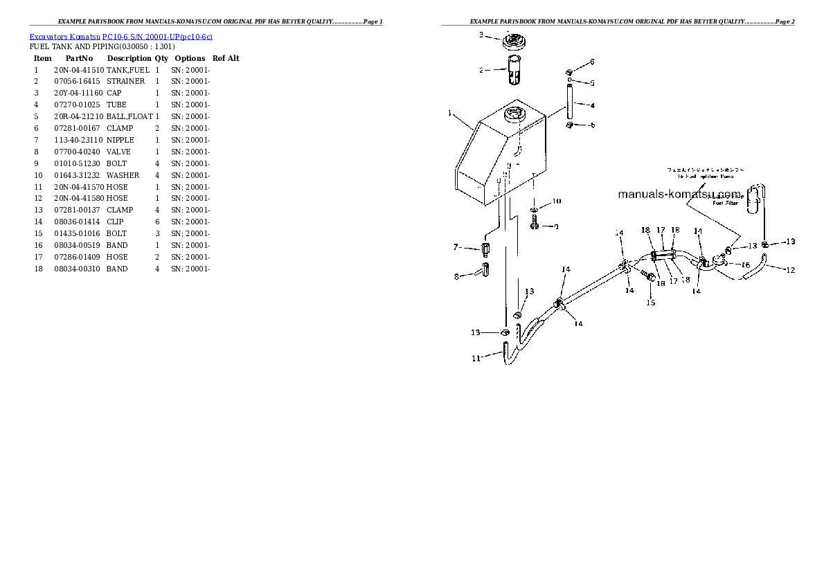 Protected: PC10-6 S/N 20001-UP Partsbook