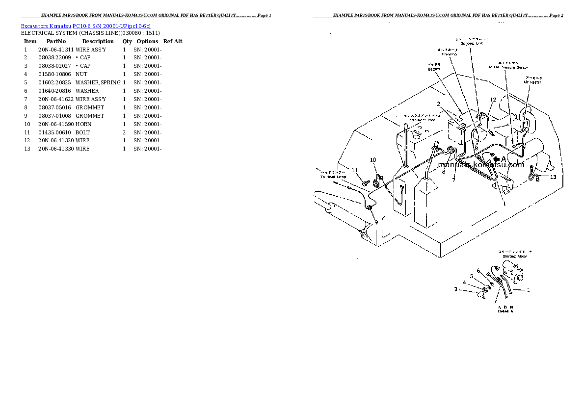 Protected: PC10-6 S/N 20001-UP Partsbook