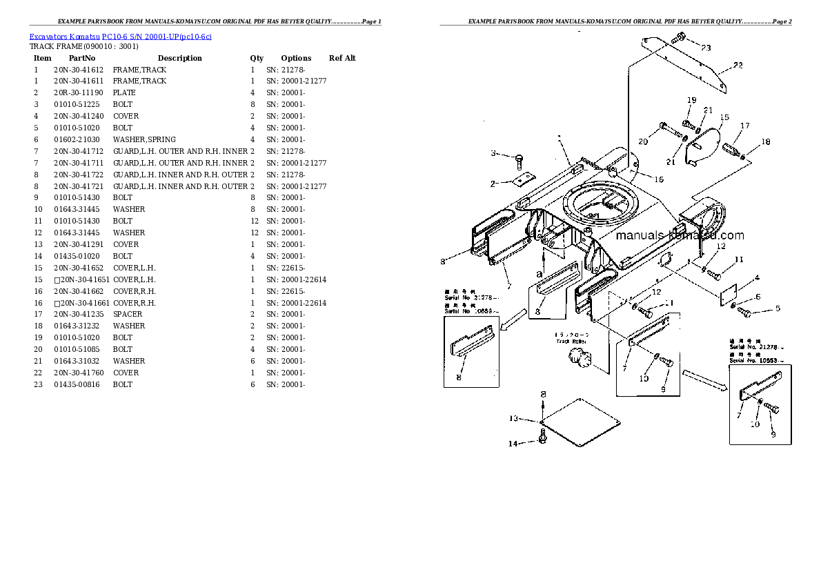 Protected: PC10-6 S/N 20001-UP Partsbook