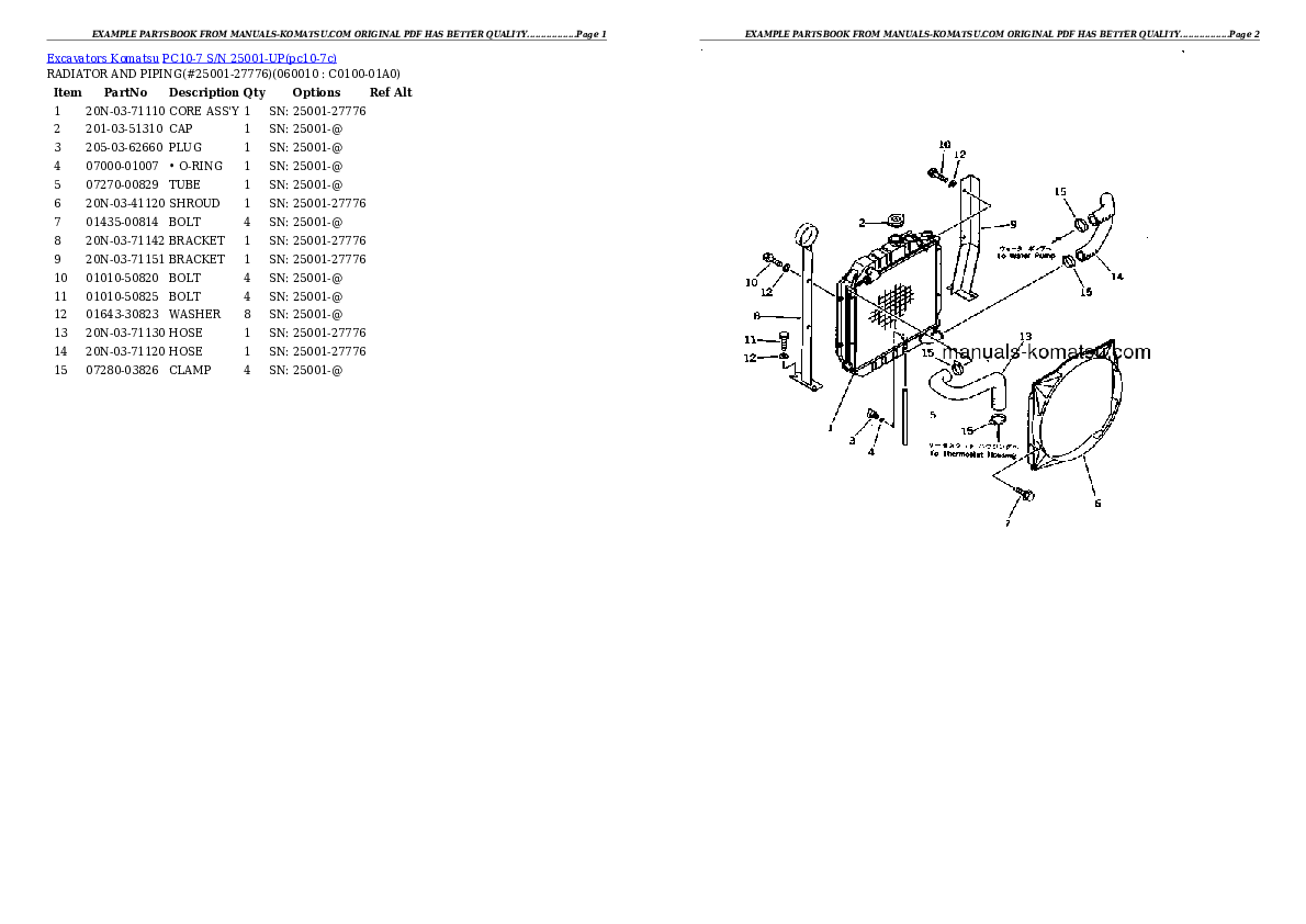 Protected: PC10-7 S/N 25001-UP Partsbook
