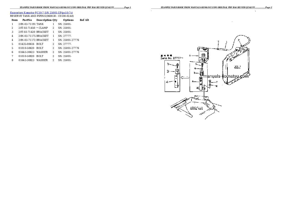 Protected: PC10-7 S/N 25001-UP Partsbook