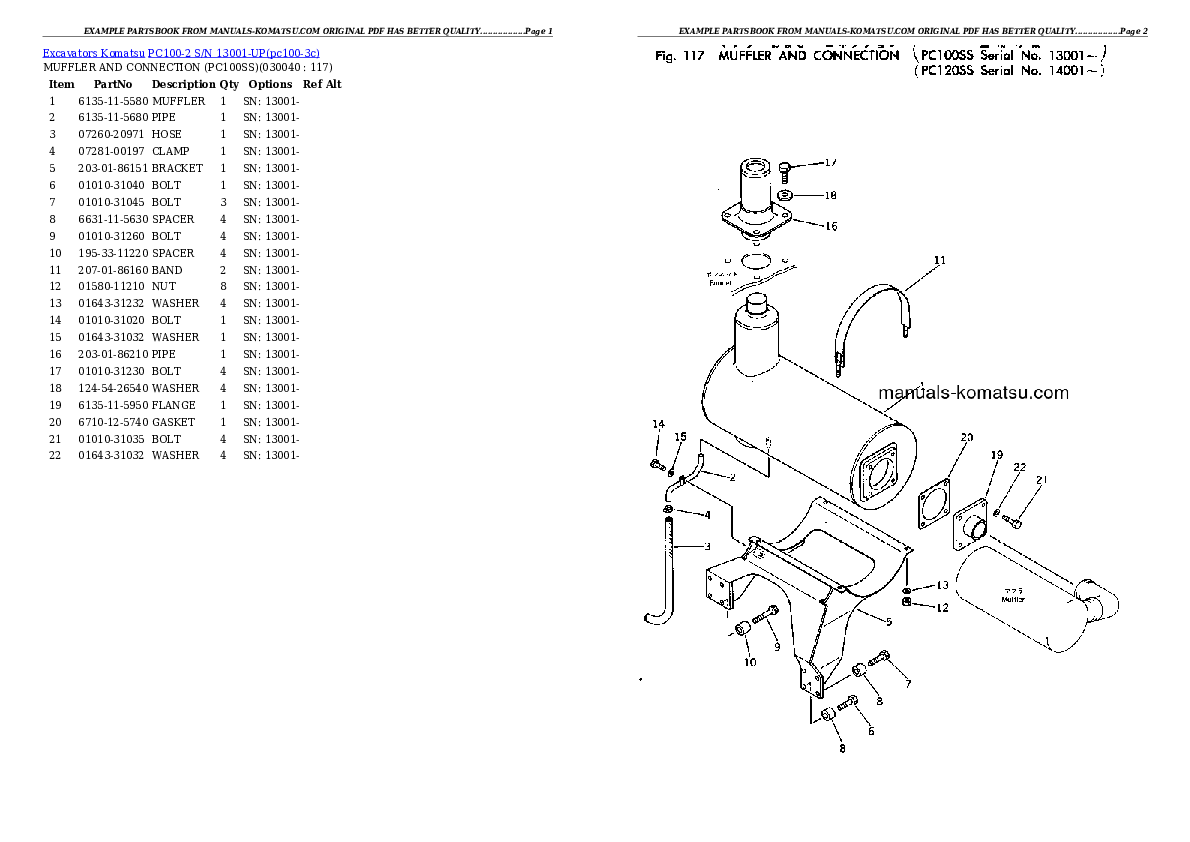 Protected: PC100-2 S/N 13001-UP Partsbook
