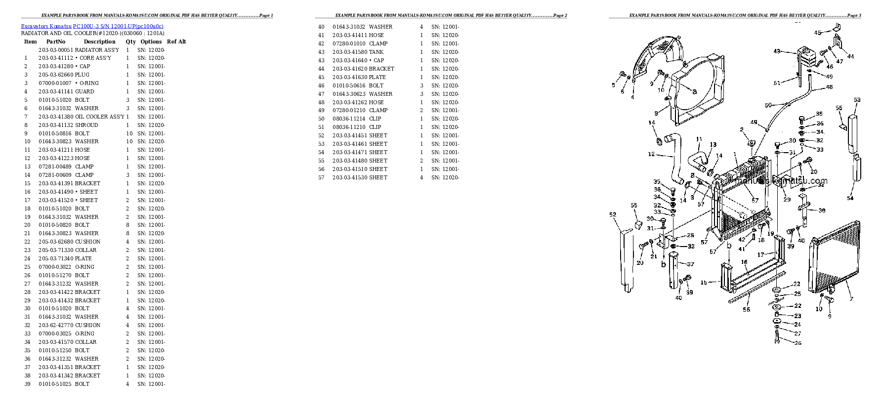 Protected: PC100U-3 S/N 12001-UP Partsbook