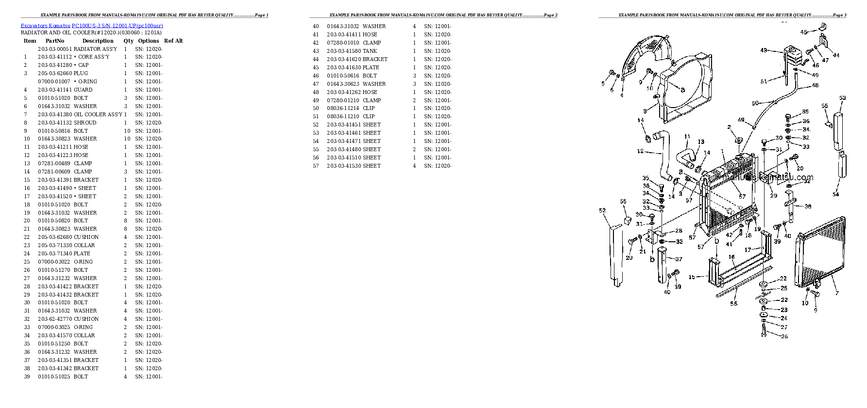 Protected: PC100US-3 S/N 12001-UP Partsbook