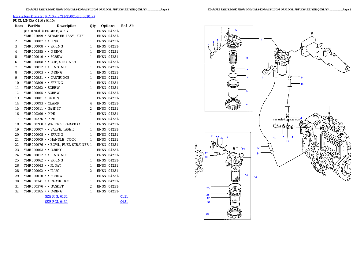 Protected: PC10-7 S/N F25001-Up Partsbook
