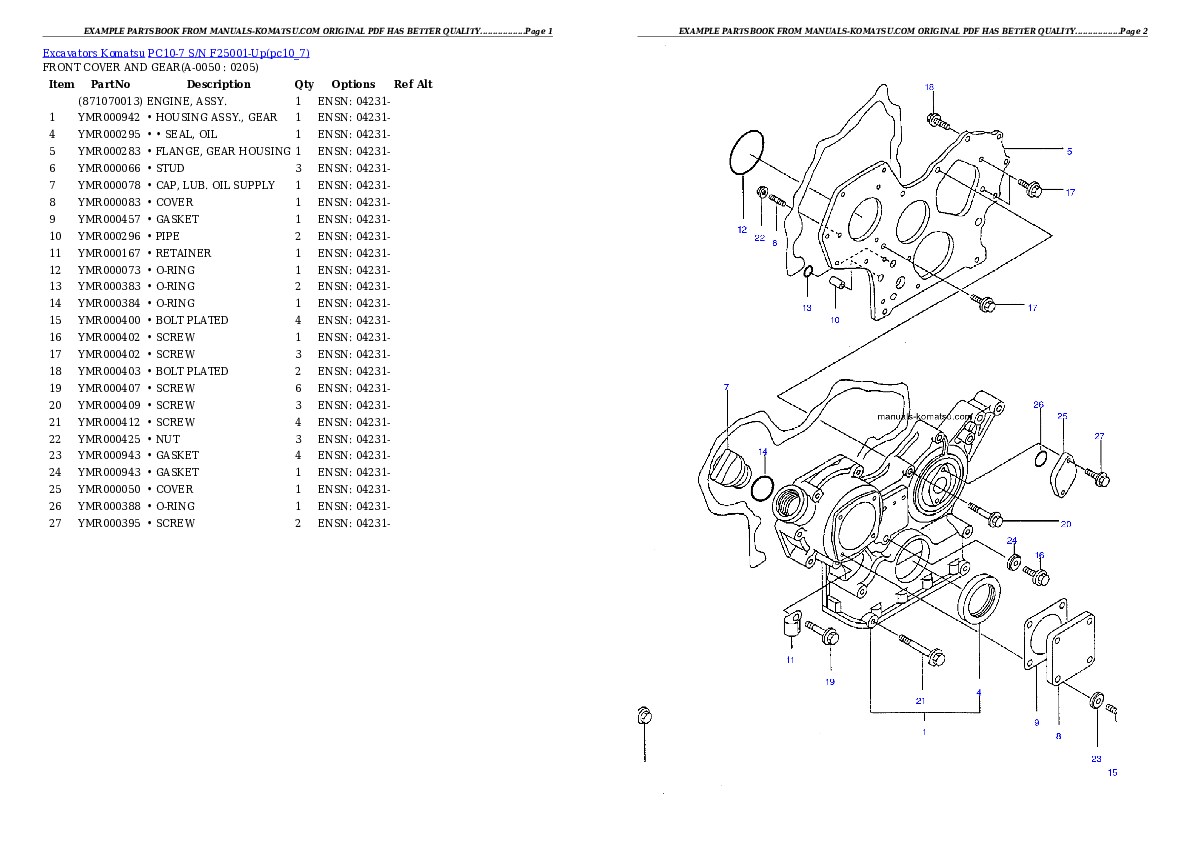 Protected: PC10-7 S/N F25001-Up Partsbook