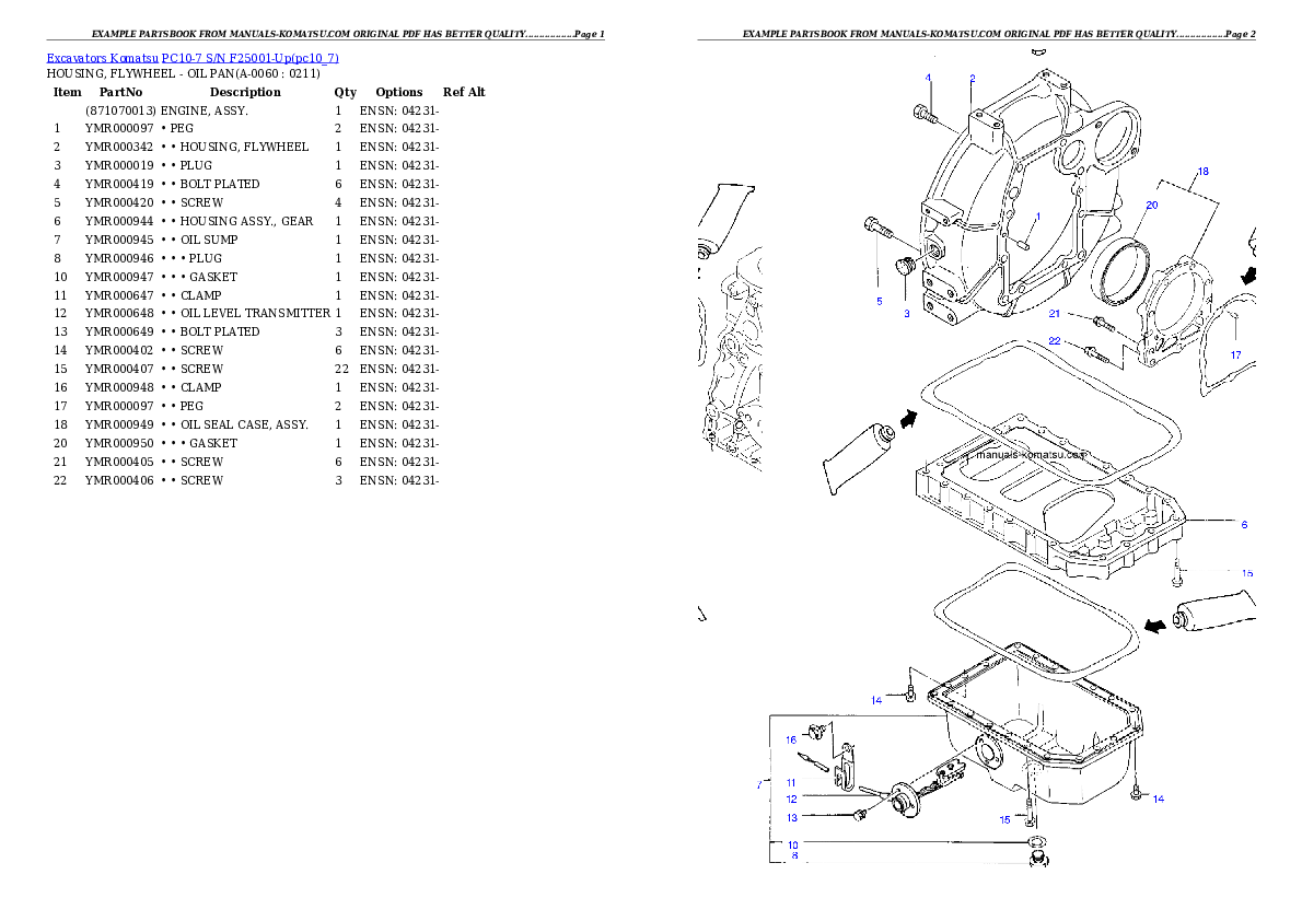 Protected: PC10-7 S/N F25001-Up Partsbook