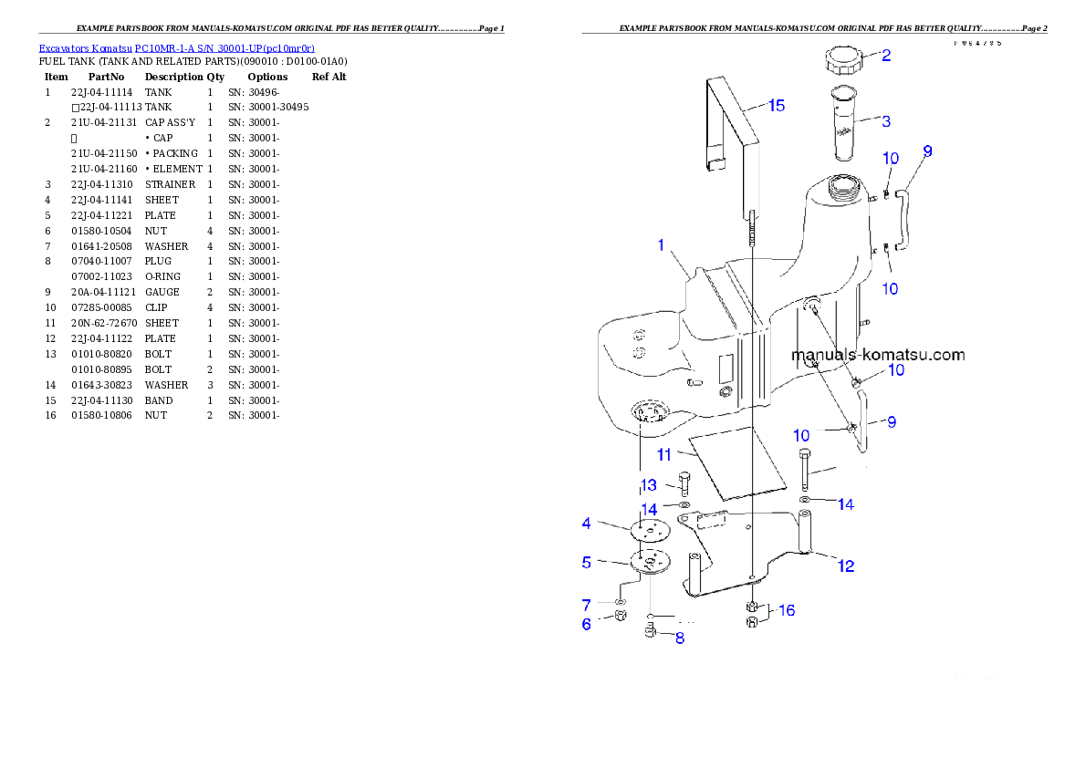 Protected: PC10MR-1-A S/N 30001-UP Partsbook
