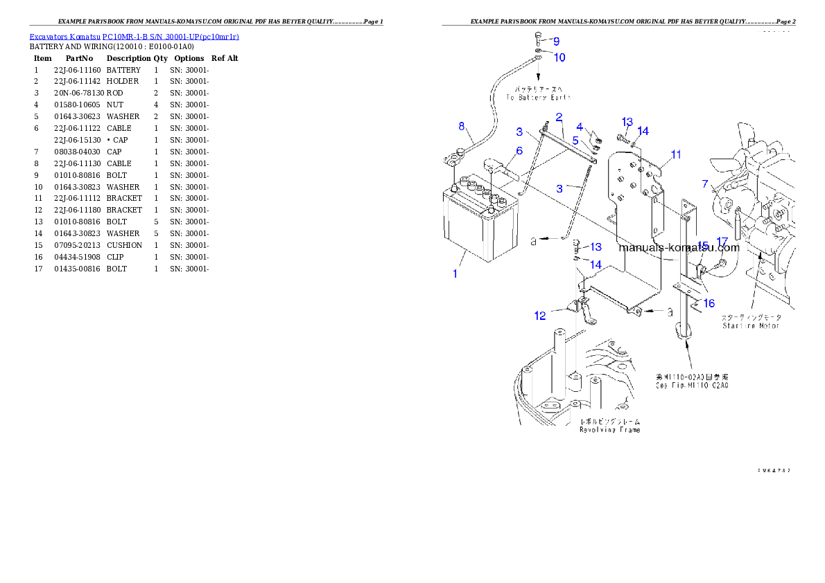 Protected: PC10MR-1-B S/N 30001-UP Partsbook