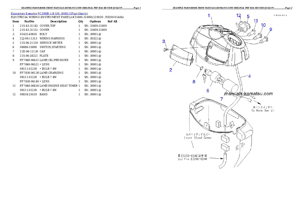 Protected: PC10MR-1-B S/N 30001-UP Partsbook