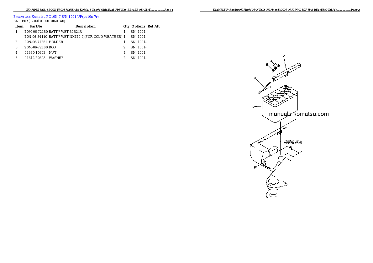 Protected: PC10N-7 S/N 1001-UP Partsbook