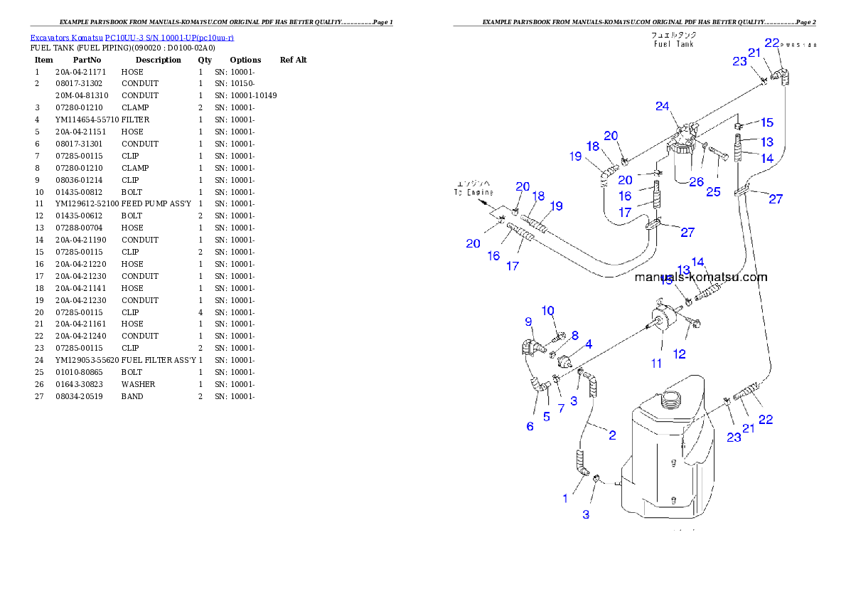 Protected: PC10UU-3 S/N 10001-UP Partsbook