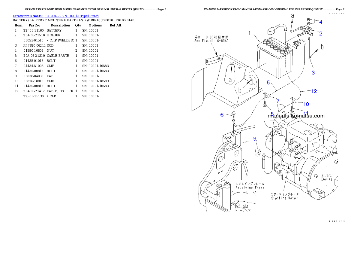 Protected: PC10UU-3 S/N 10001-UP Partsbook