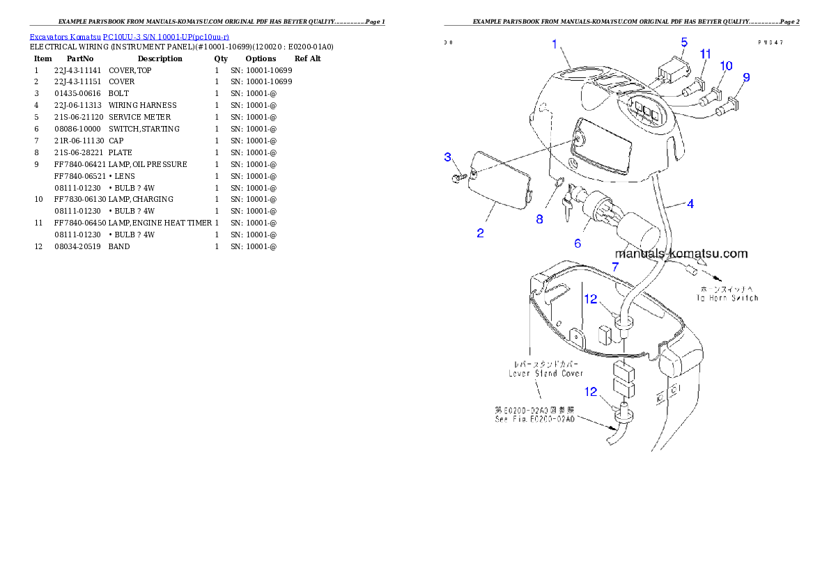 Protected: PC10UU-3 S/N 10001-UP Partsbook