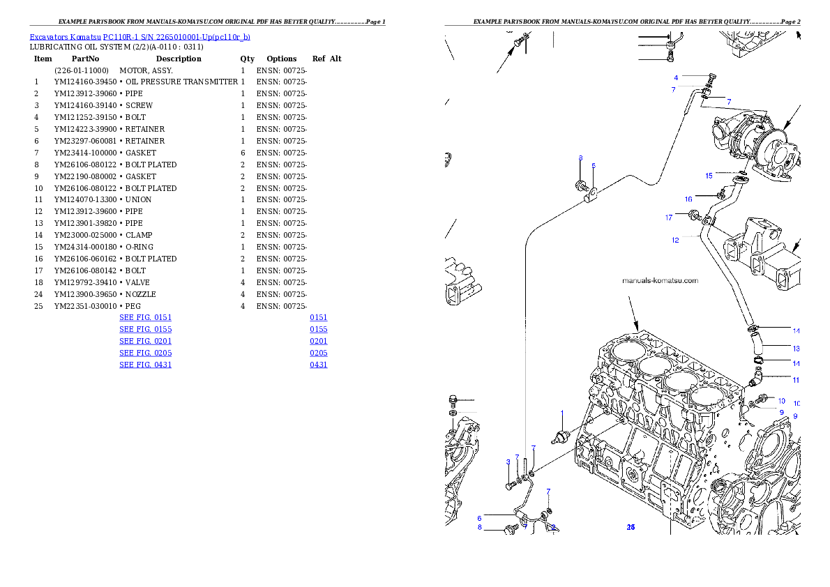 Protected: PC110R-1 S/N 2265010001-Up Partsbook