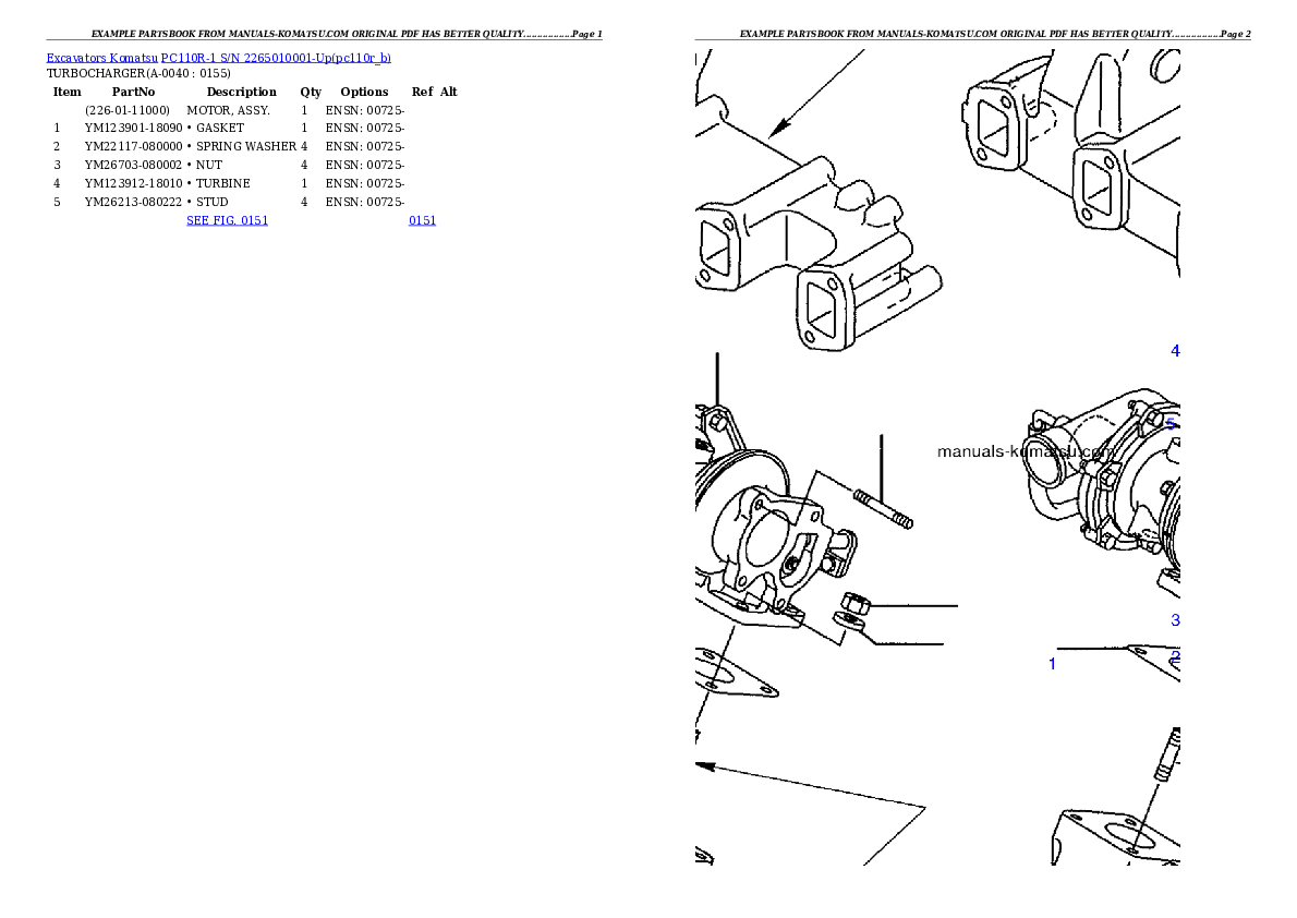 Protected: PC110R-1 S/N 2265010001-Up Partsbook