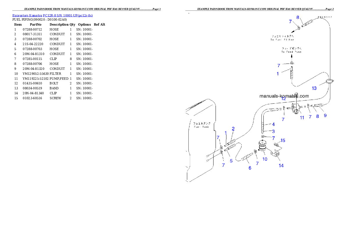 Protected: PC12R-8 S/N 10001-UP Partsbook