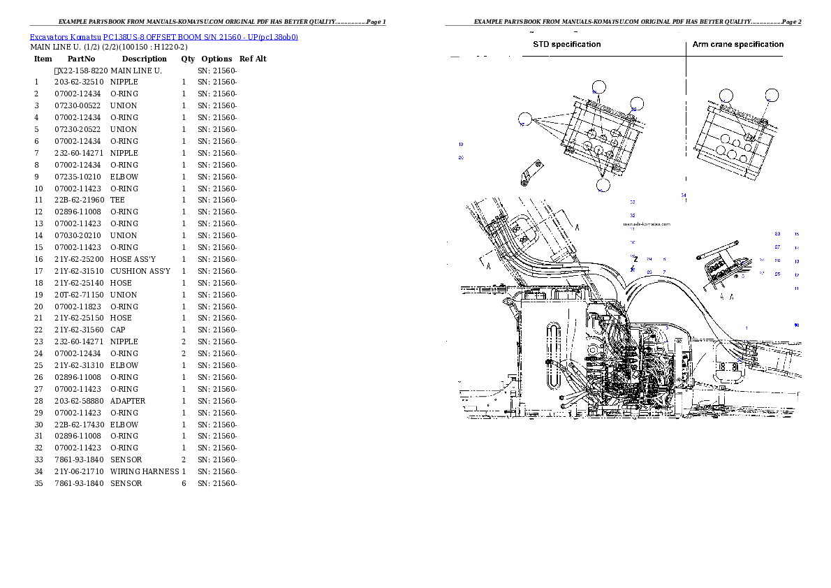Protected: PC138US-8 OFFSET BOOM S/N 21560 – UP Partsbook
