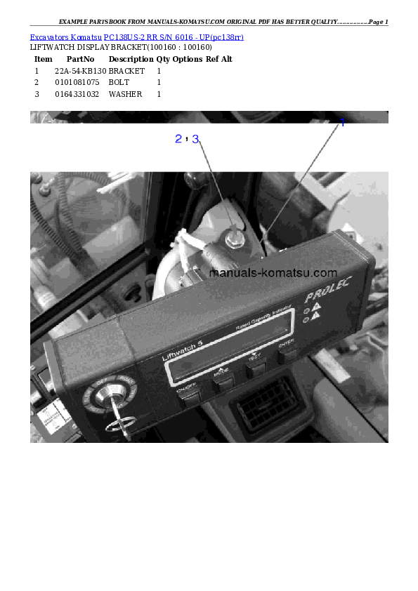 Protected: PC138US-2 RR S/N 6016 – UP Partsbook