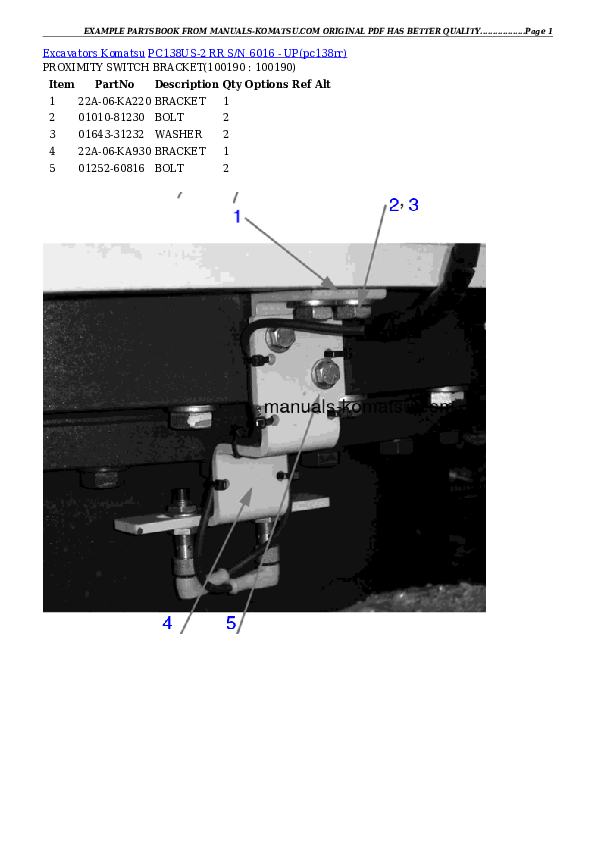 Protected: PC138US-2 RR S/N 6016 – UP Partsbook