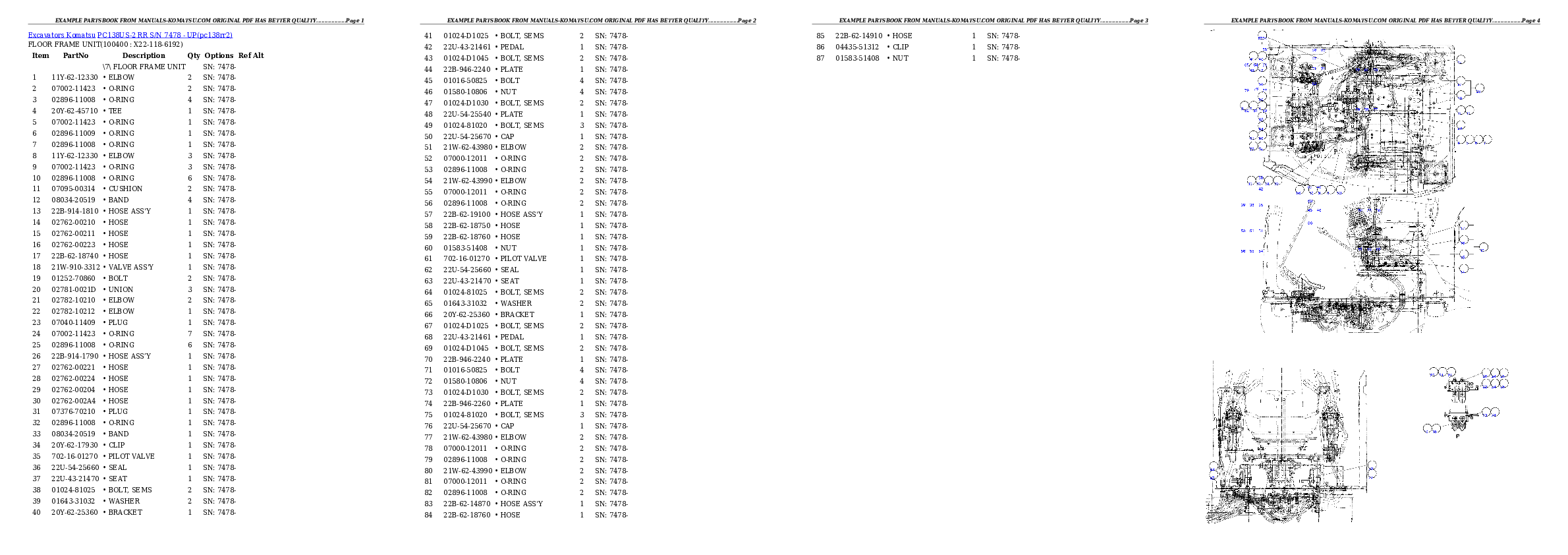 Protected: PC138US-2 RR S/N 7478 – UP Partsbook