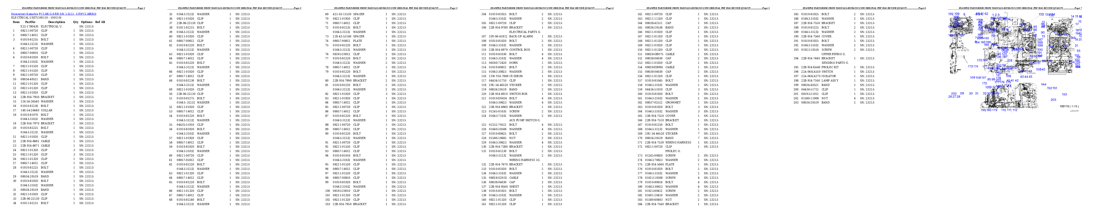 Protected: PC138US-8 RR S/N 23213 – UP Partsbook