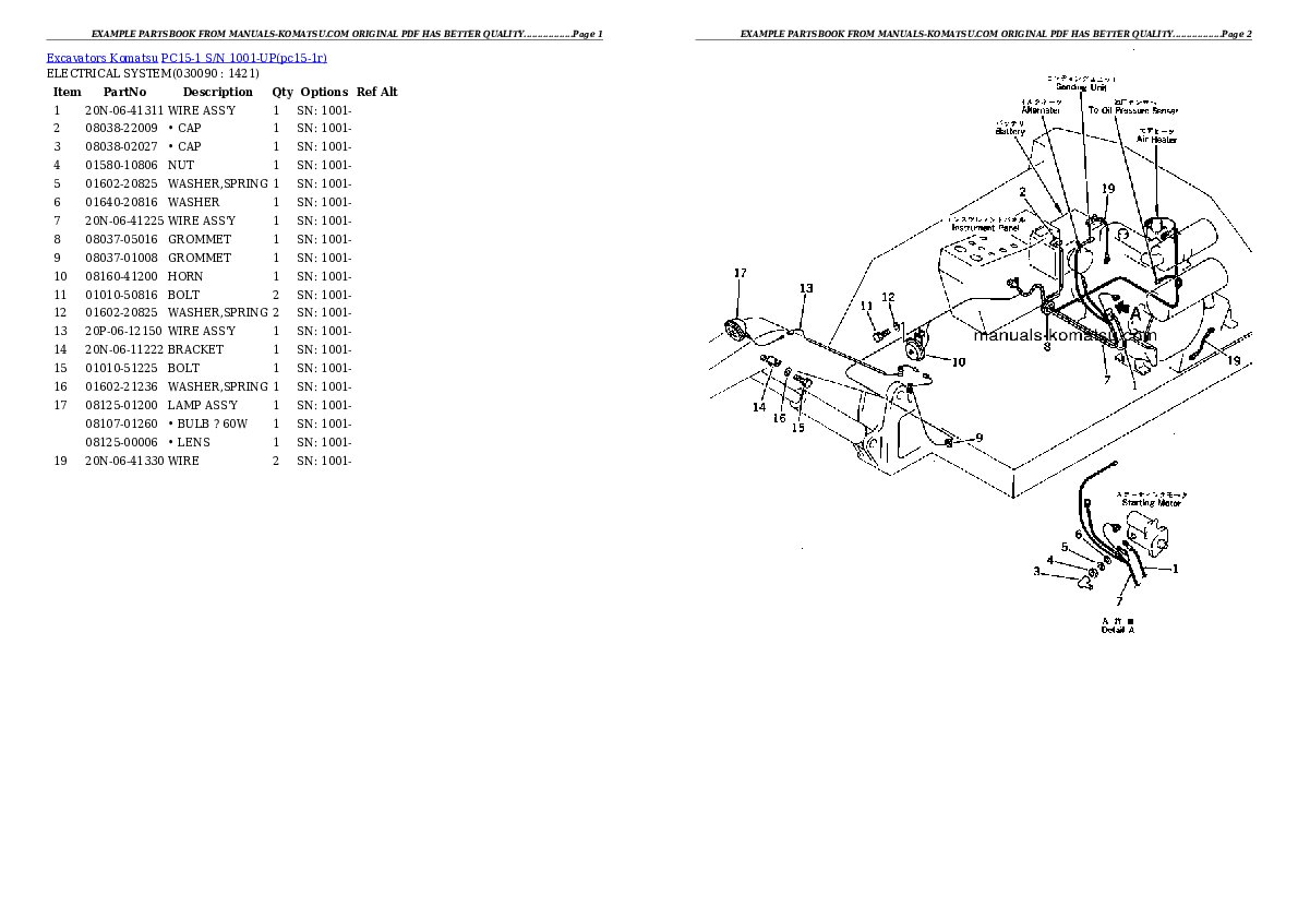 Protected: PC15-1 S/N 1001-UP Partsbook