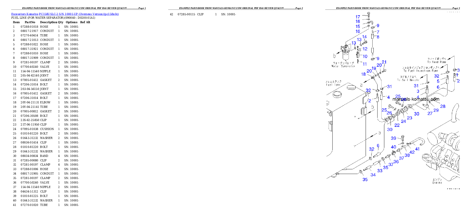 Protected: PC158USLC-2 S/N 10001-UP (Overseas Version) Partsbook