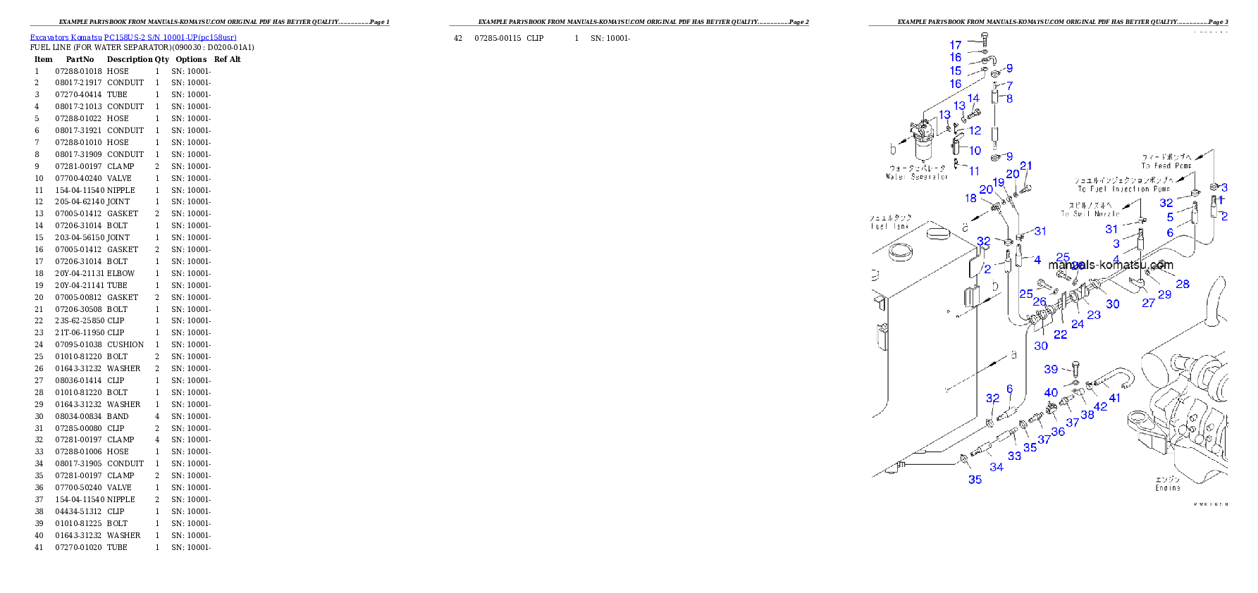 Protected: PC158US-2 S/N 10001-UP (Overseas Version) Partsbook