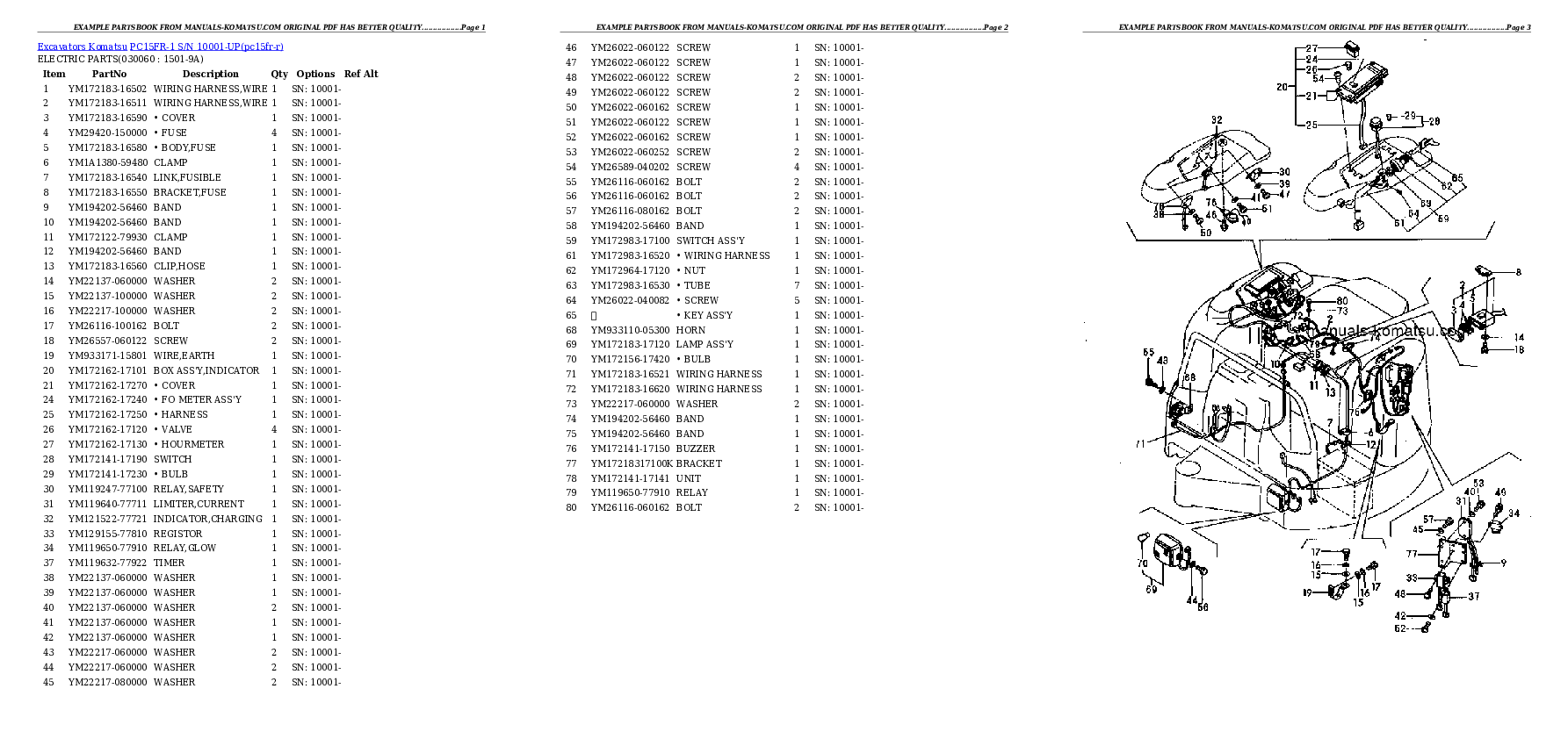 Protected: PC15FR-1 S/N 10001-UP Partsbook