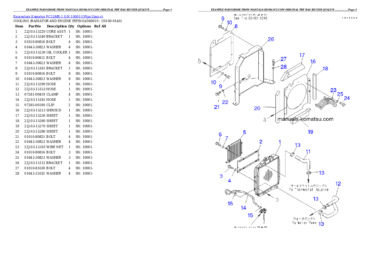 Protected: PC15MR-1 S/N 10001-UP Partsbook