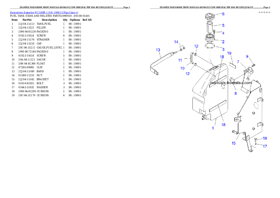 Protected: PC15MR-1 S/N 10001-UP Partsbook