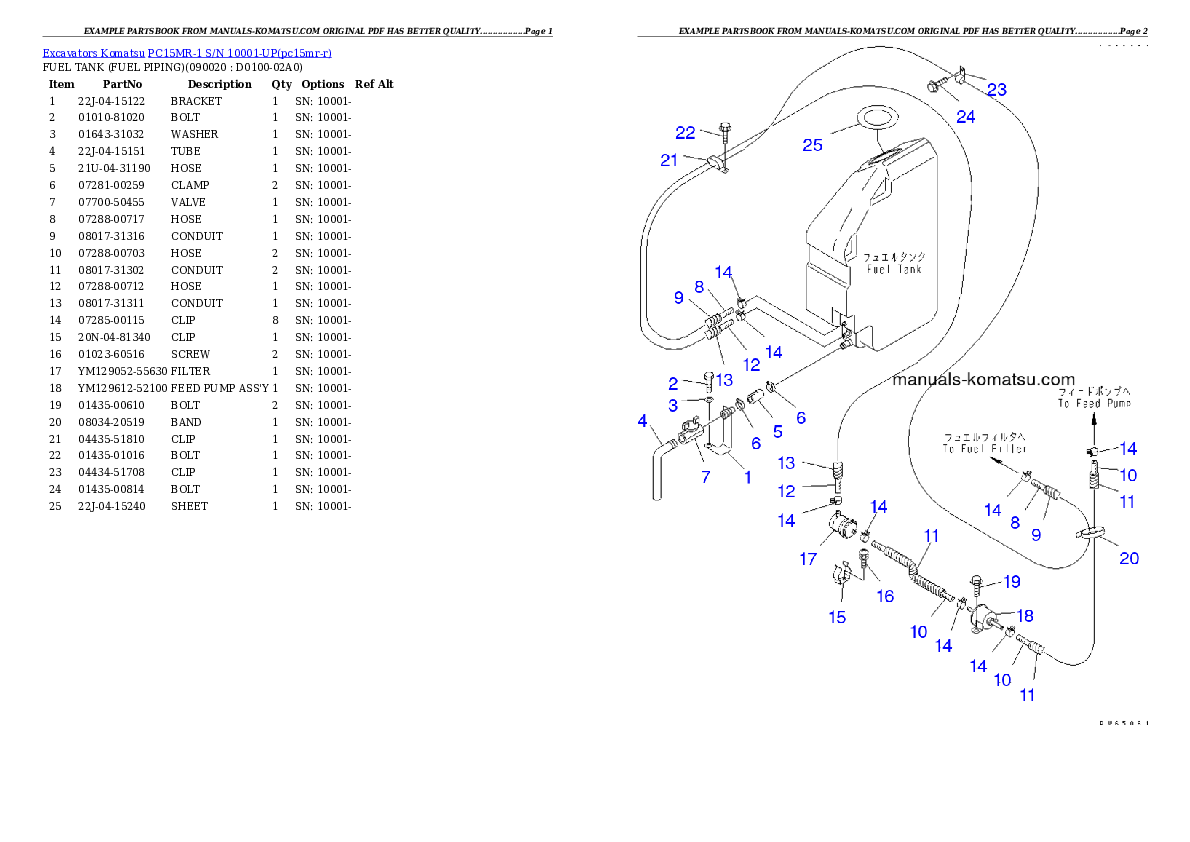 Protected: PC15MR-1 S/N 10001-UP Partsbook