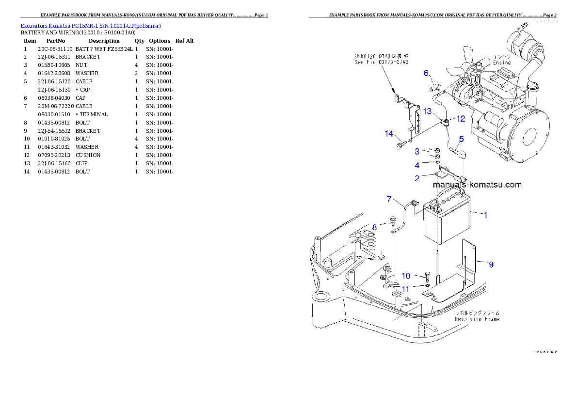 Protected: PC15MR-1 S/N 10001-UP Partsbook