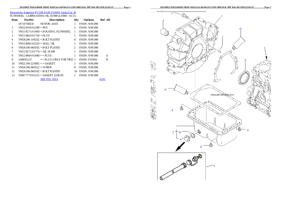 Protected: PC15R-8 S/N F20001-Up Partsbook