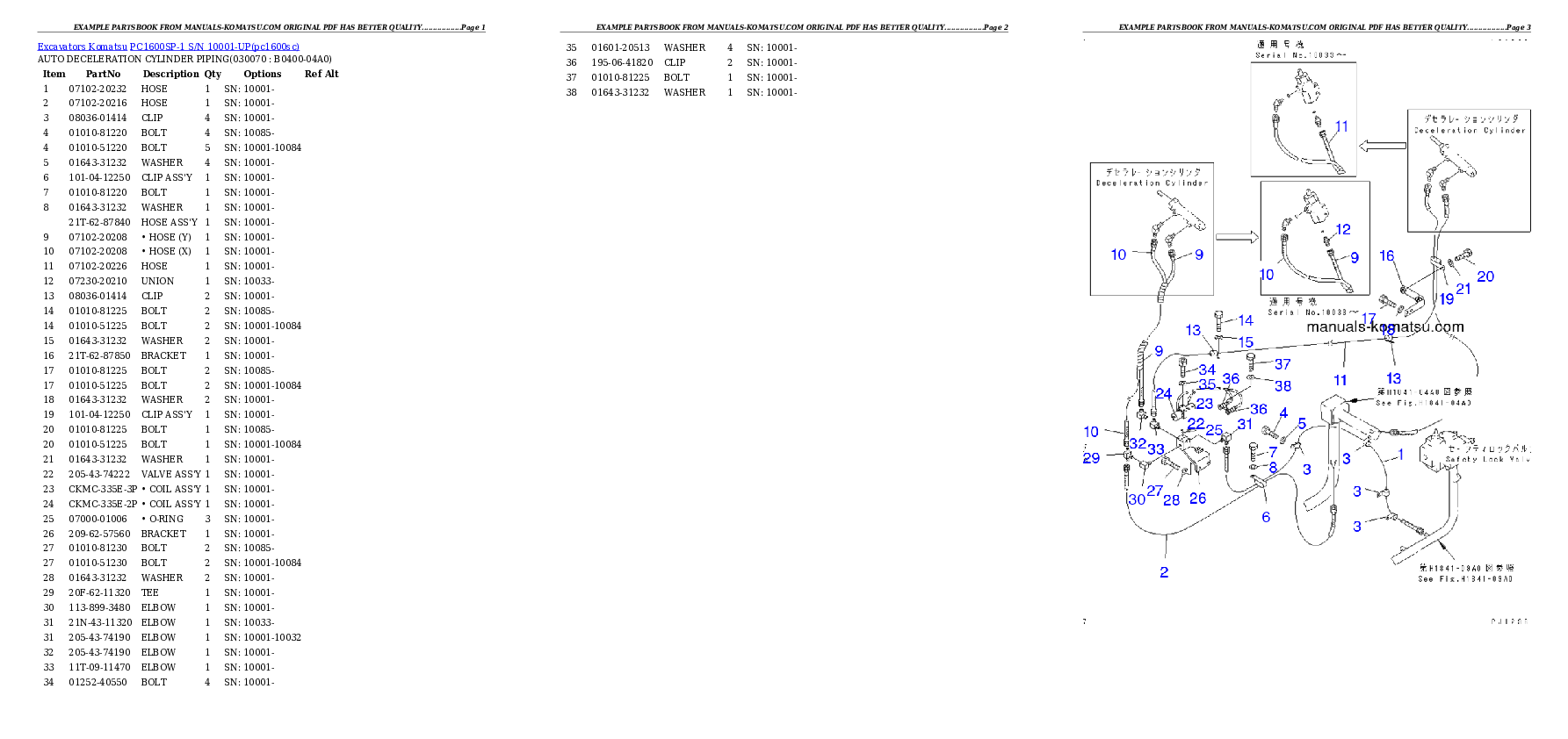 Protected: PC1600SP-1 S/N 10001-UP Partsbook