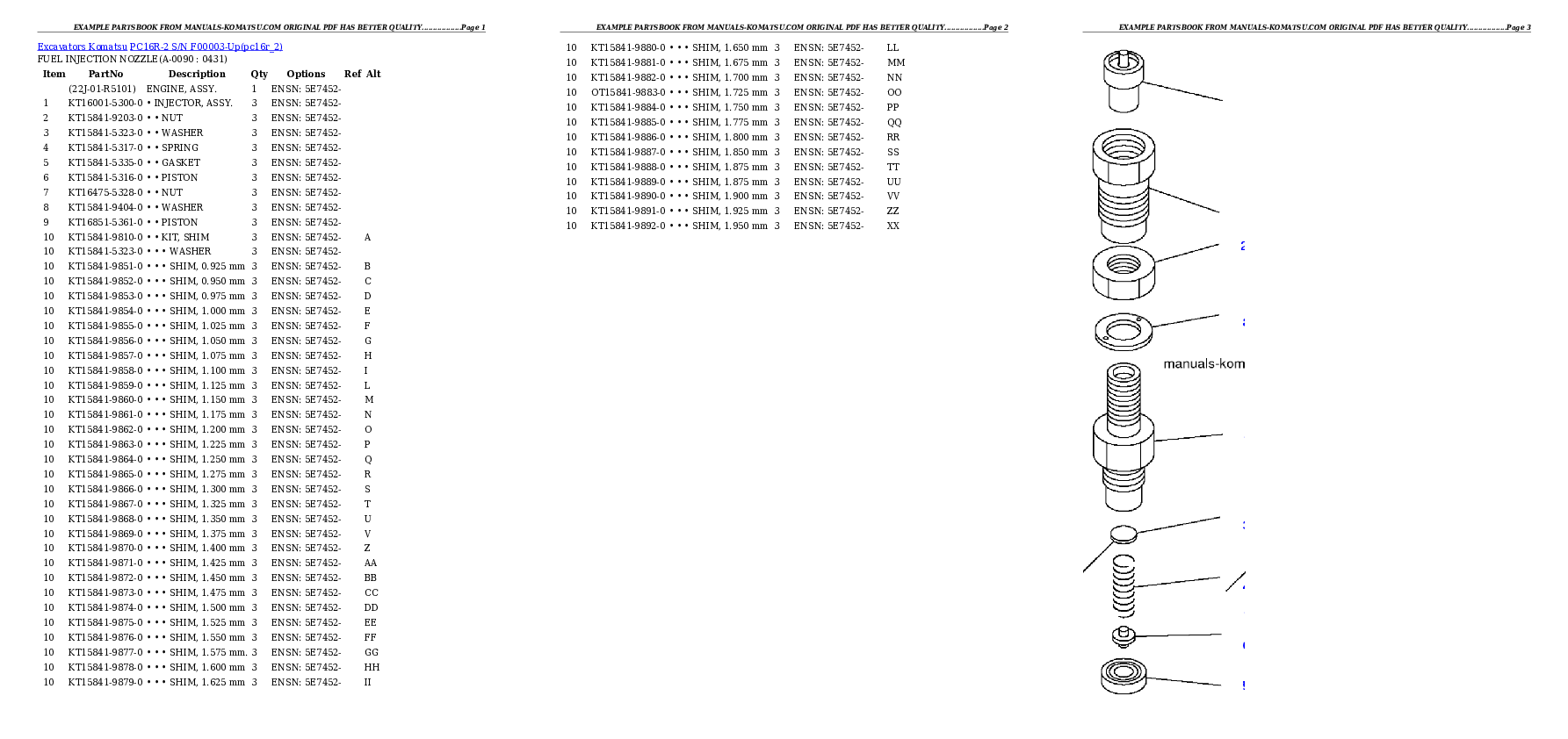 Protected: PC16R-2 S/N F00003-Up Partsbook