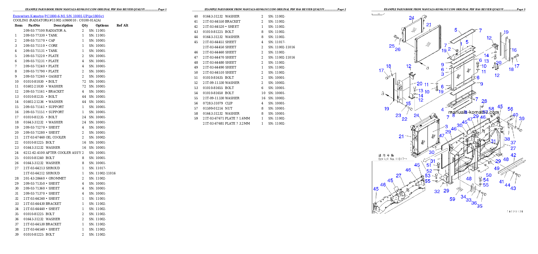 Protected: PC1800-6-M1 S/N 10001-UP Partsbook