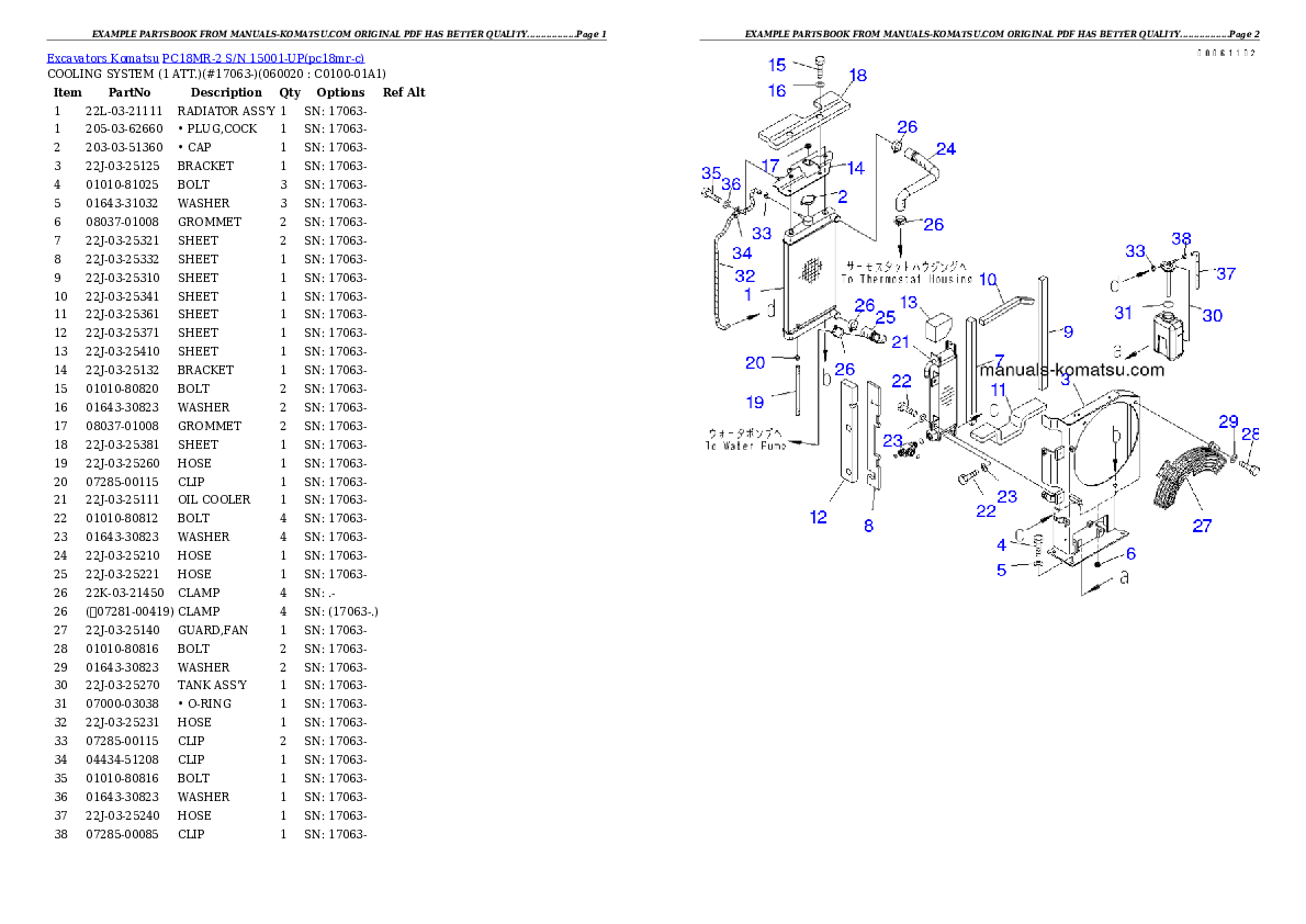 Protected: PC18MR-2 S/N 15001-UP Partsbook