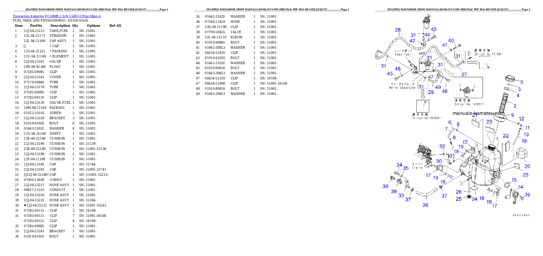 Protected: PC18MR-2 S/N 15001-UP Partsbook