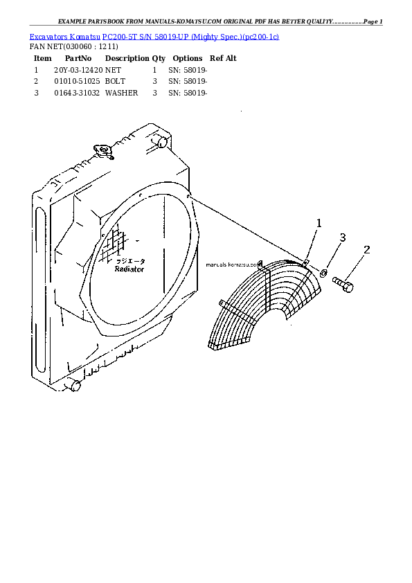 Protected: PC200-5T S/N 58019-UP (Mighty Spec.) Partsbook