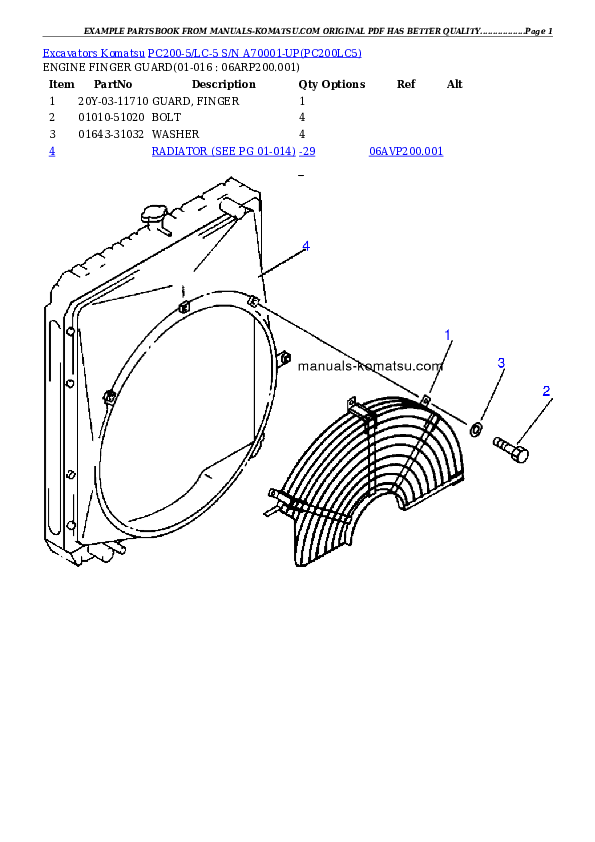 Protected: PC200-5/LC-5 S/N A70001-UP Partsbook